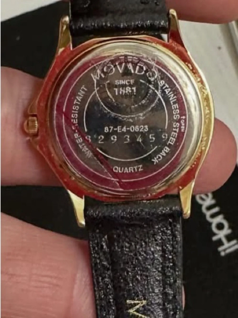New Old Stock from 1997 w 10k Gold and Stainless Steel Case Museum MOVADO Watch - Picture 3 of 15
